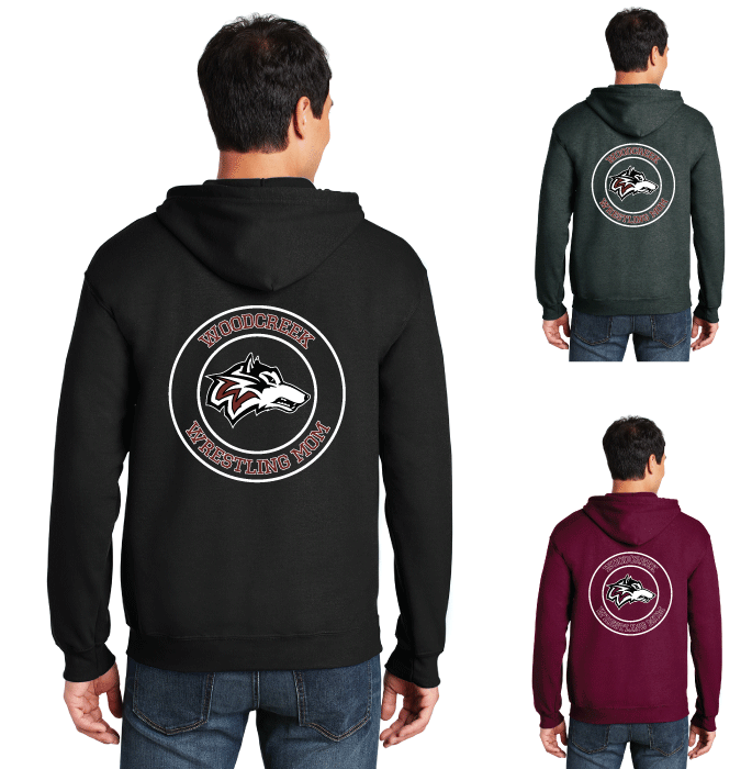 Woodcreek Wrestling Full Zip Sweatshirt DAD